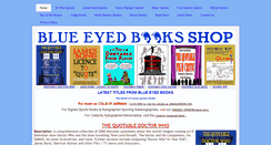 Desktop Screenshot of blueeyedbooks.com